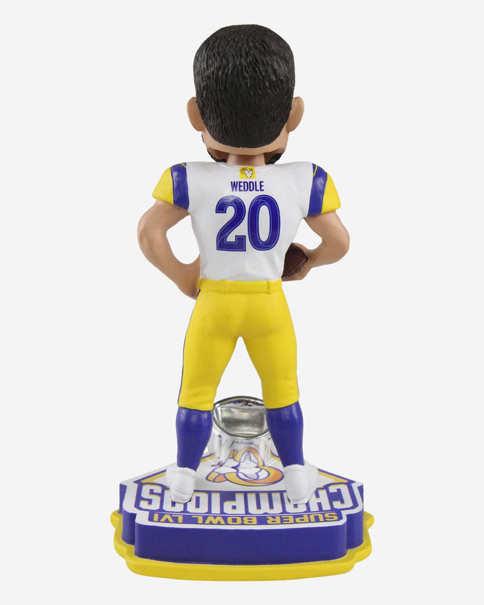 Eric Weddle Los Angeles Rams Super Bowl LVI Champions Bobblehead FOCO - FOCO.com