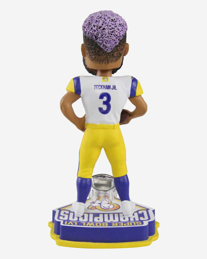 Odell Beckham Jr Los Angeles Rams Super Bowl LVI Champions Bobblehead FOCO - FOCO.com