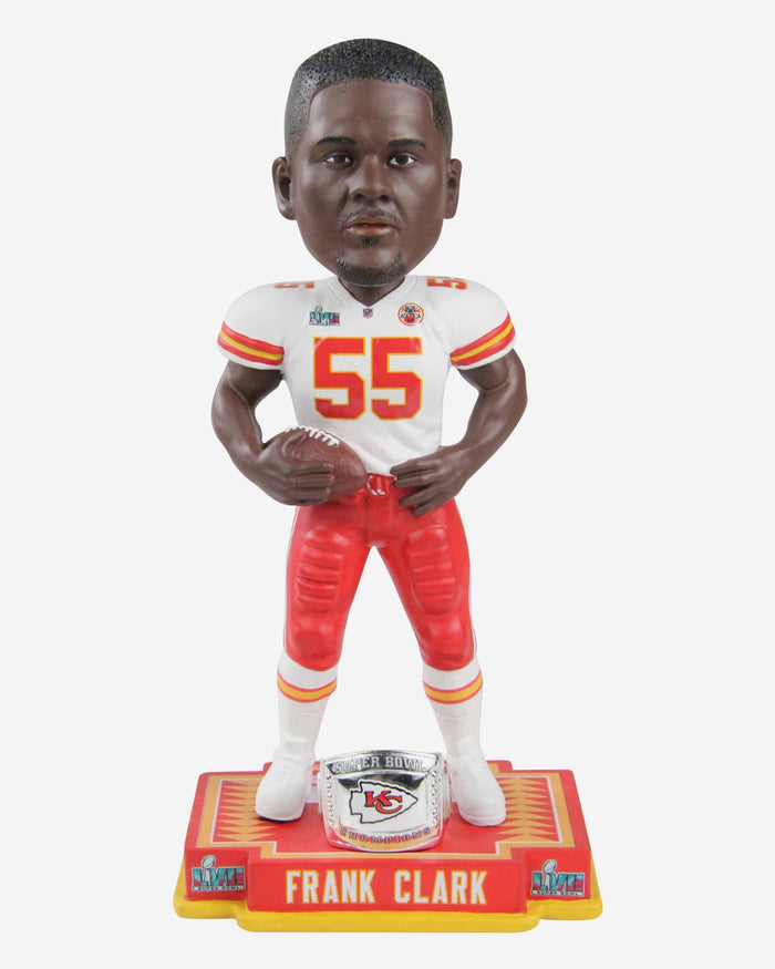 Frank Clark Kansas City Chiefs Super Bowl LVII Champions Bobblehead FOCO - FOCO.com