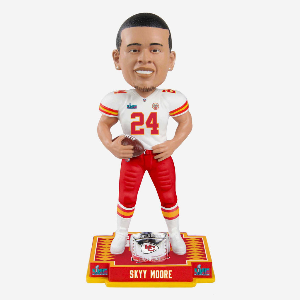 Skyy Moore Kansas City Chiefs Super Bowl LVII Champions Bobblehead FOCO - FOCO.com