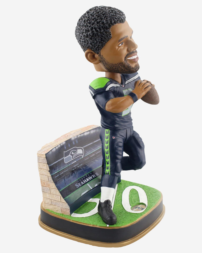 Russell Wilson Seattle Seahawks Game Day Stadium Bobblehead FOCO - FOCO.com