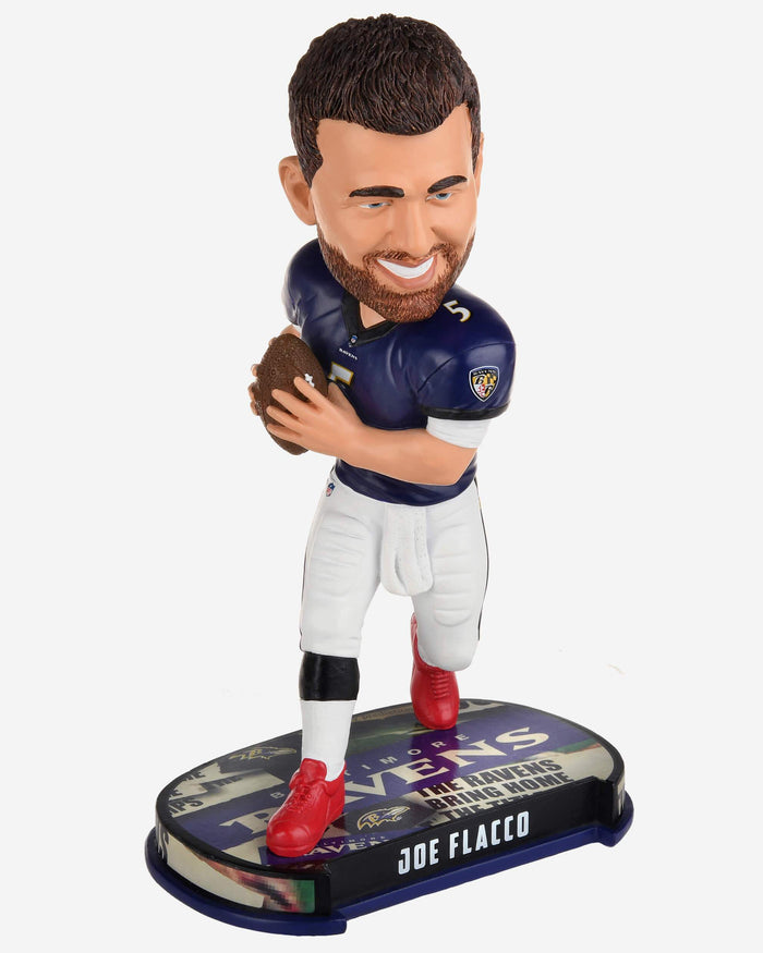 Joe Flacco Baltimore Ravens Headline Bobblehead FOCO - FOCO.com