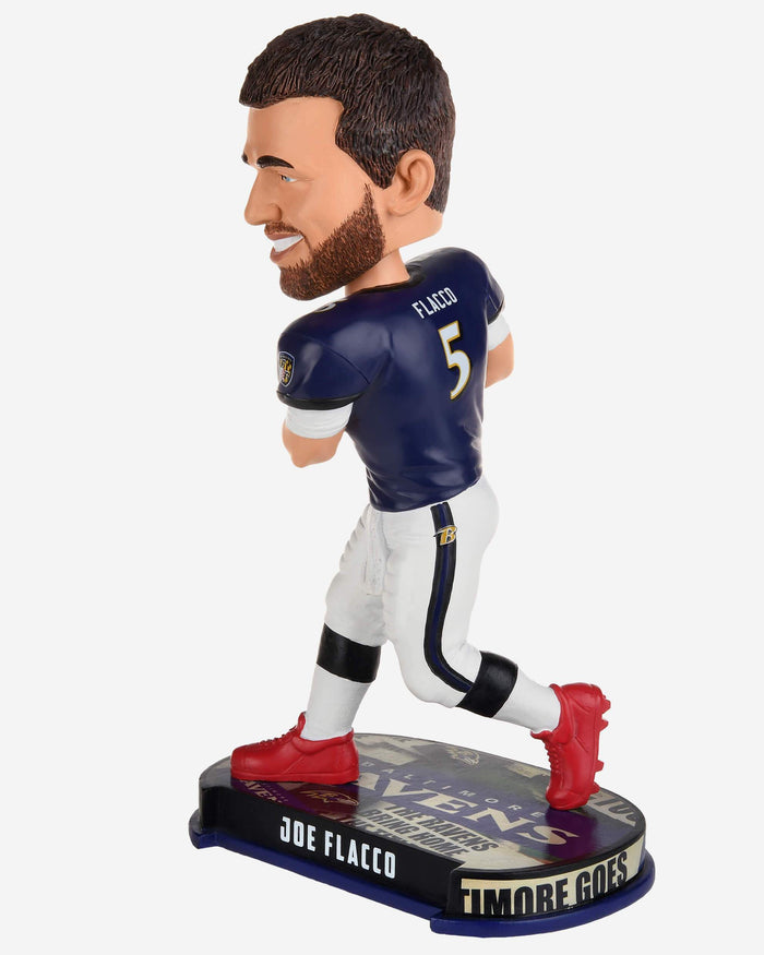 Joe Flacco Baltimore Ravens Headline Bobblehead FOCO - FOCO.com
