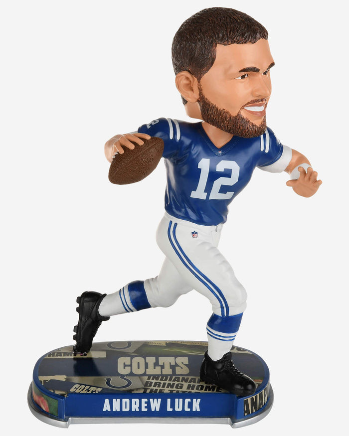Andrew Luck Indianapolis Colts Headline Bobblehead FOCO - FOCO.com