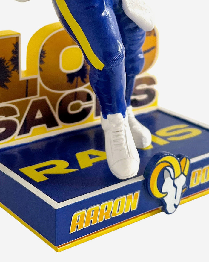 Aaron Donald Los Angeles Rams 100 Sacks Bobblehead FOCO - FOCO.com