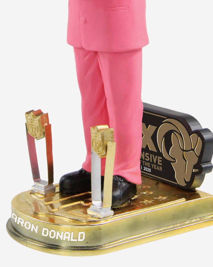 Aaron Donald Los Angeles Rams 3x Defensive Player of the Year Bobblehead FOCO - FOCO.com