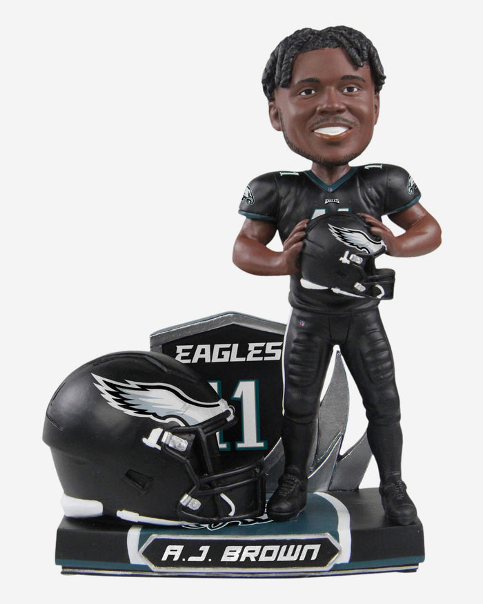 AJ Brown Philadelphia Eagles 2022 Alternate Helmet Bobblehead FOCO - FOCO.com