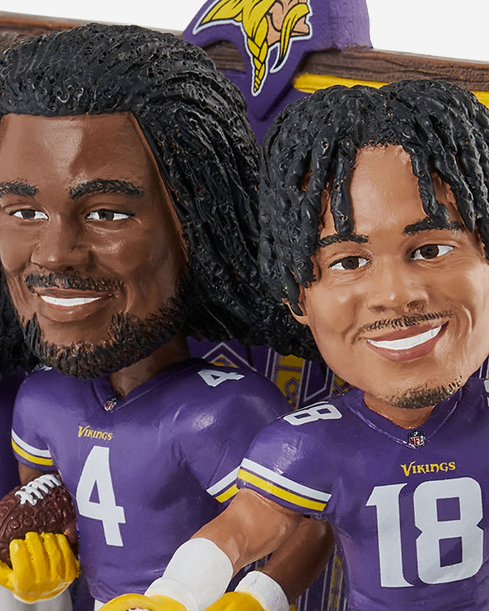Minnesota Vikings Biggest Comeback In NFL History Mini Bobblehead Scene FOCO - FOCO.com