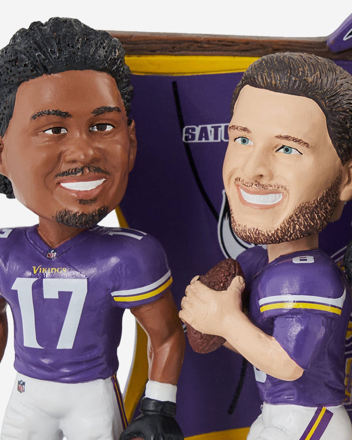 Minnesota Vikings Biggest Comeback In NFL History Mini Bobblehead Scene FOCO - FOCO.com
