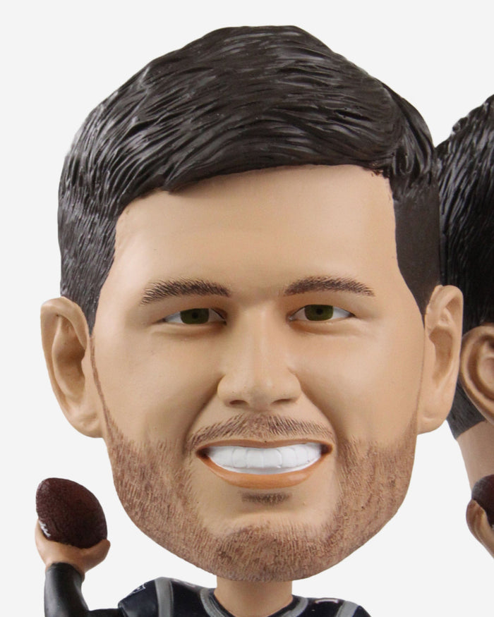 Tom Brady New England Patriots & Tampa Bay Buccaneers 100,000 Passing Yards Dual Bighead Bobblehead FOCO - FOCO.com