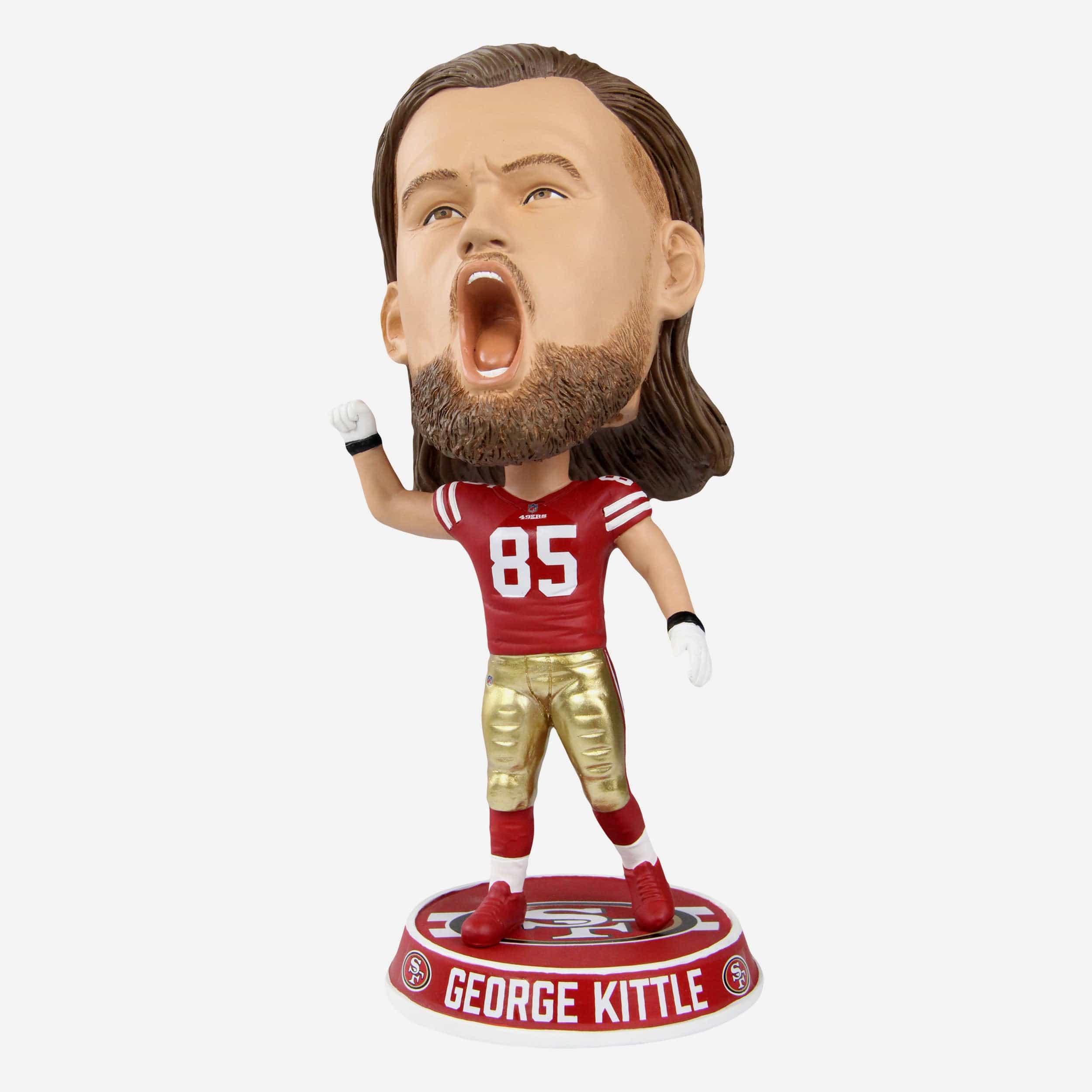記念グッズ PLAYER BOBBLE BIG HEAD George Kittle San Francisco 49ers Bighead Bobblehead FOCO