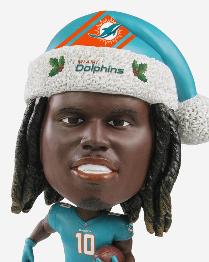 Tyreek Hill Miami Dolphins Holiday Wreath Bighead Bobblehead FOCO - FOCO.com
