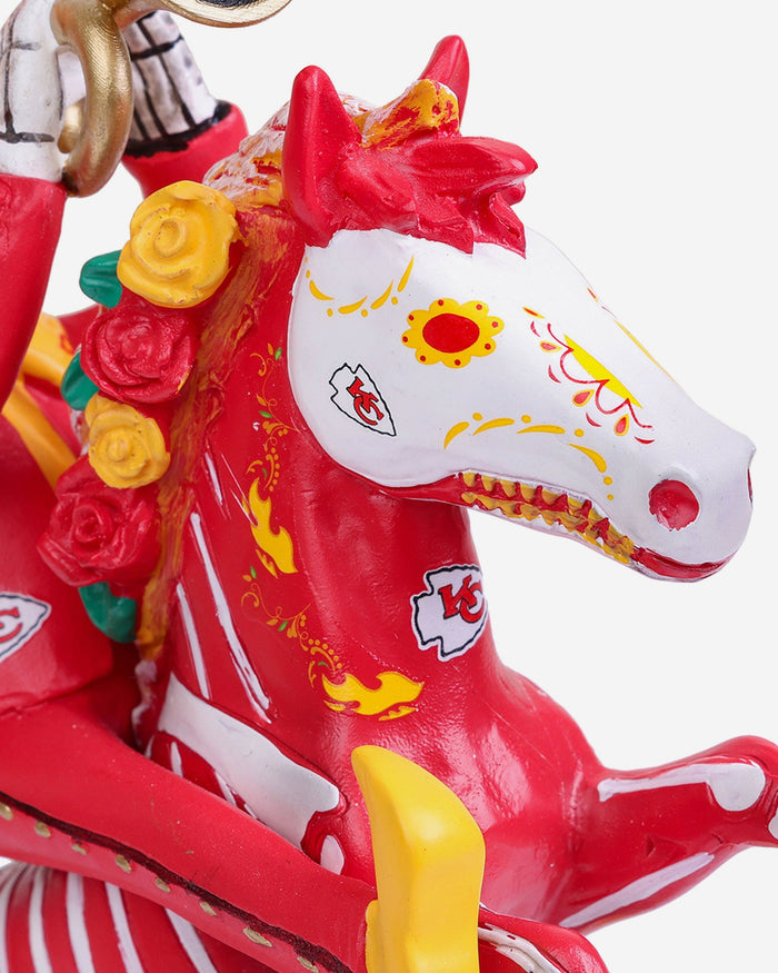 Kansas City Chiefs Calavera Bobblehead FOCO - FOCO.com