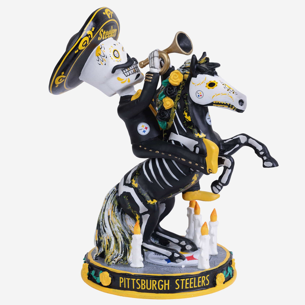 Pittsburgh Steelers Calavera Bobblehead FOCO - FOCO.com