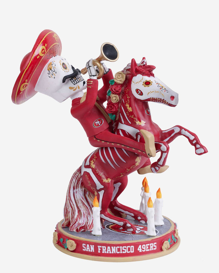 San Francisco 49ers Calavera Bobblehead FOCO - FOCO.com