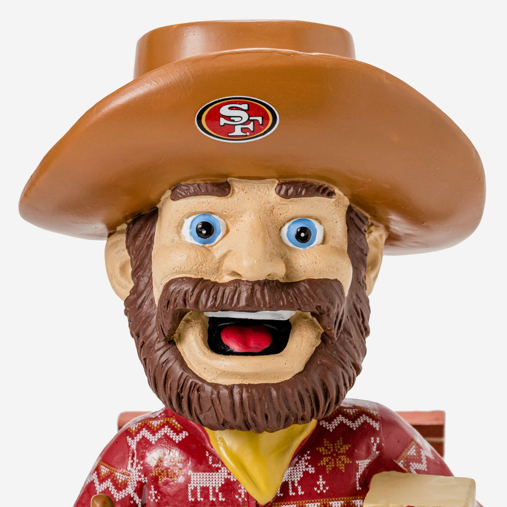 Sourdough San Francisco 49ers Holiday Mascot Bobblehead FOCO