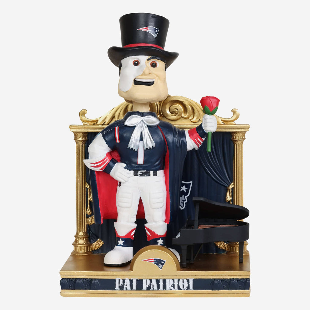 Pat The Patriot New England Patriots Halloween Mascot Bobblehead FOCO - FOCO.com