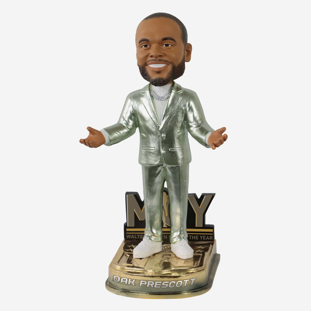 Dak Prescott Dallas Cowboys 2022 NFL Man Of The Year Bobblehead FOCO - FOCO.com