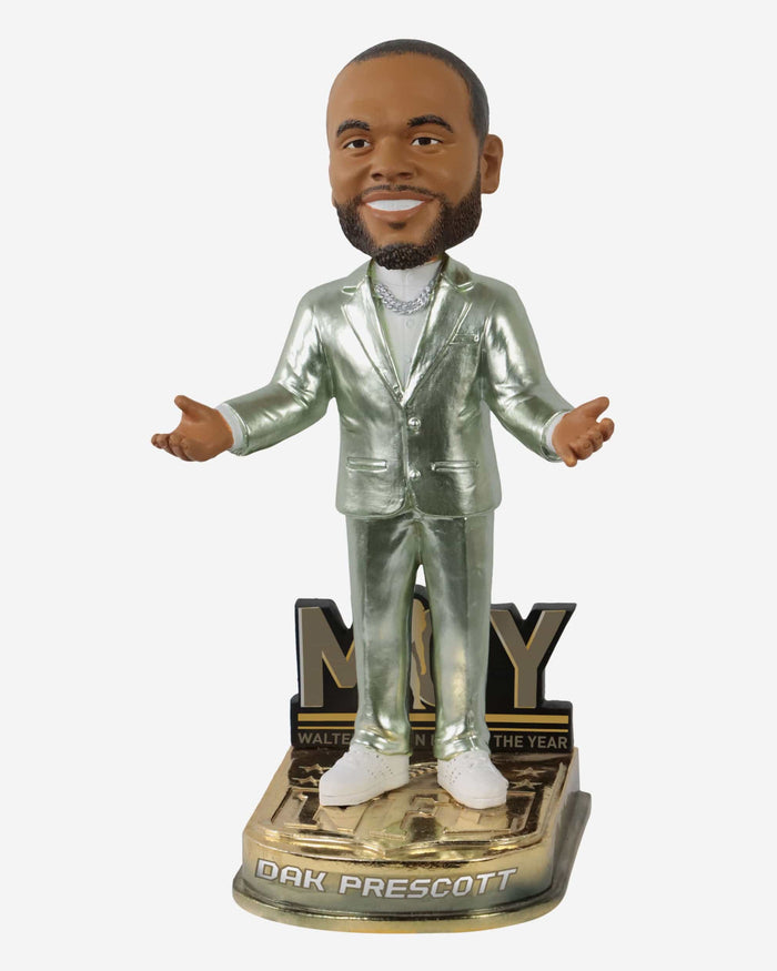 Dak Prescott Dallas Cowboys 2022 NFL Man Of The Year Bobblehead FOCO - FOCO.com