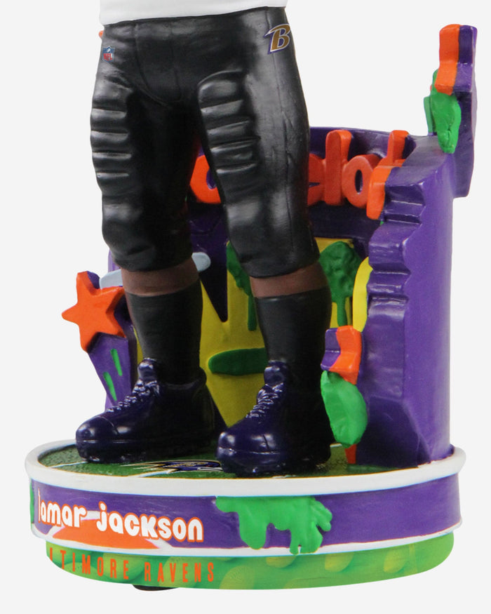 Lamar Jackson Baltimore Ravens 2022 Nickelodeon NVP Bobblehead FOCO - FOCO.com