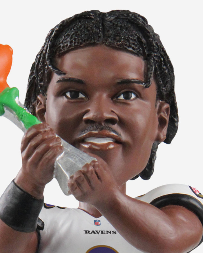 Lamar Jackson Baltimore Ravens 2022 Nickelodeon NVP Bobblehead FOCO - FOCO.com