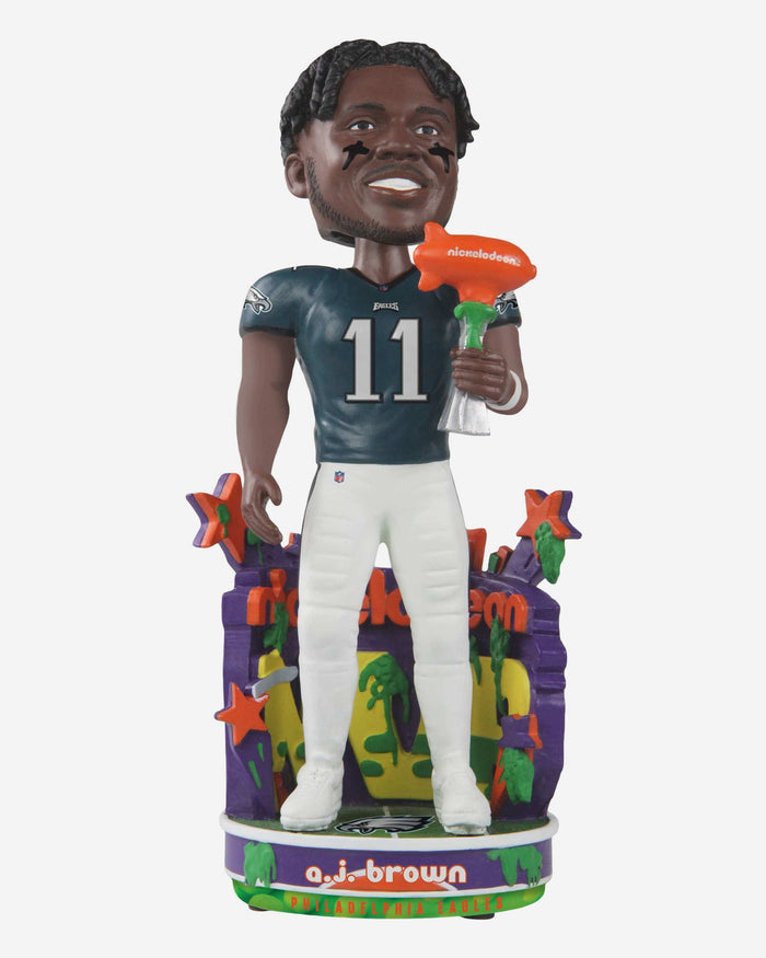 AJ Brown Philadelphia Eagles Nickelodeon NVP Bobblehead FOCO - FOCO.com