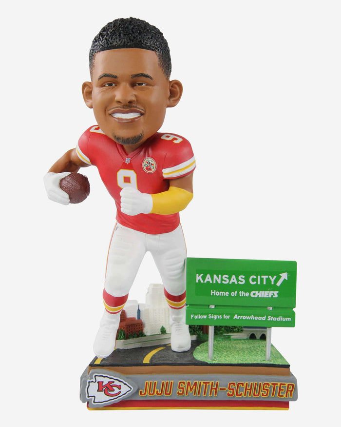 Juju Smith-Schuster Kansas City Chiefs Next Stop Bobblehead FOCO - FOCO.com