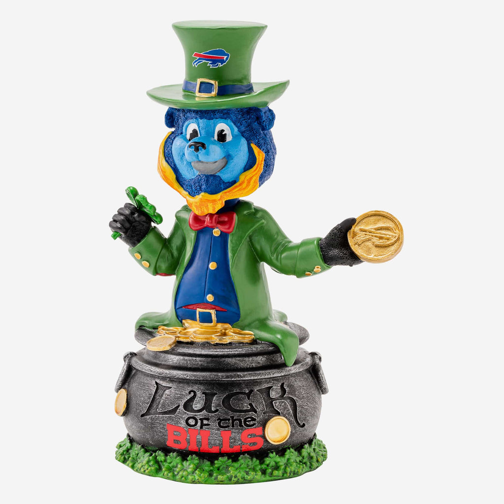 Billy Buffalo Buffalo Bills Bills Saint Patricks Day Mascot Bobblehead FOCO - FOCO.com