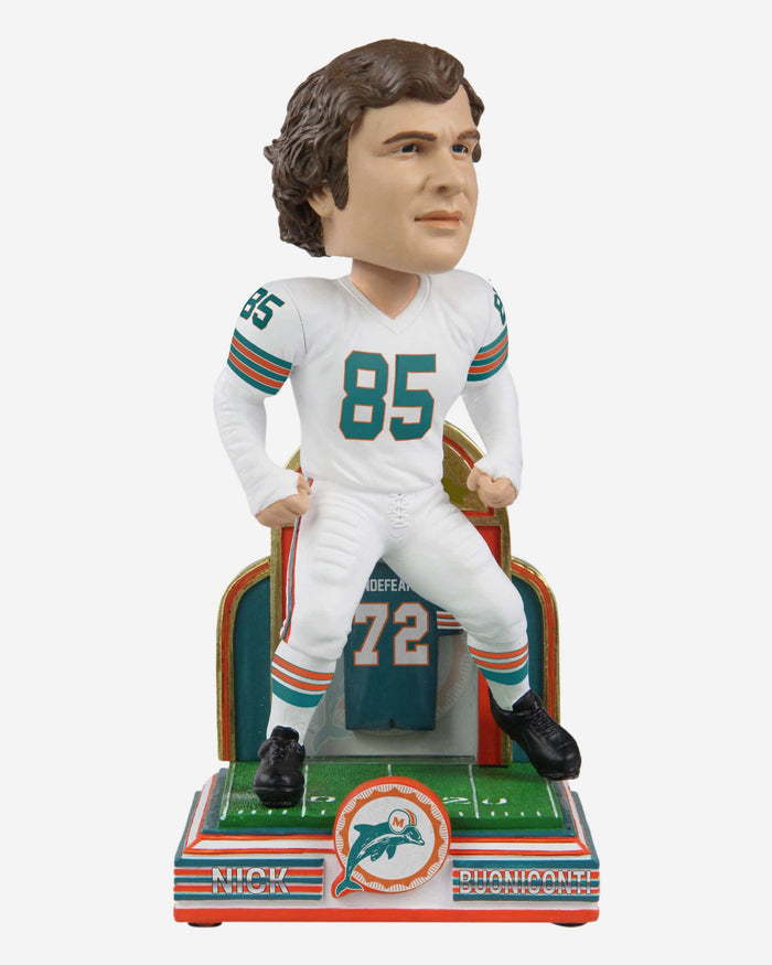 Nick Buoniconti Miami Dolphins 1972 Perfect Season 50th Anniversary Bobblehead FOCO - FOCO.com