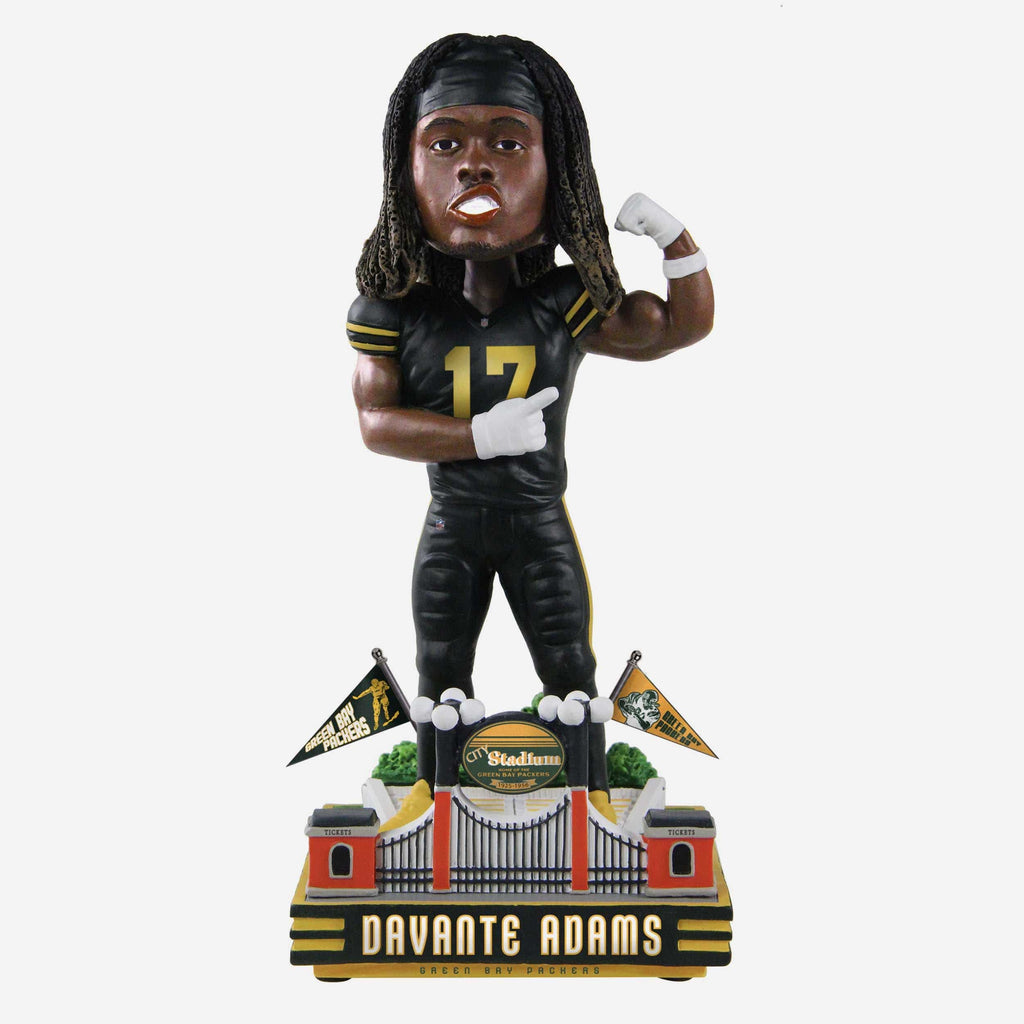 Davante Adams Green Bay Packers 1950 Classic Jersey Bobblehead FOCO - FOCO.com