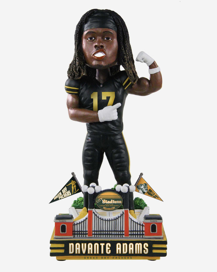 Davante Adams Green Bay Packers 1950 Classic Jersey Bobblehead FOCO - FOCO.com