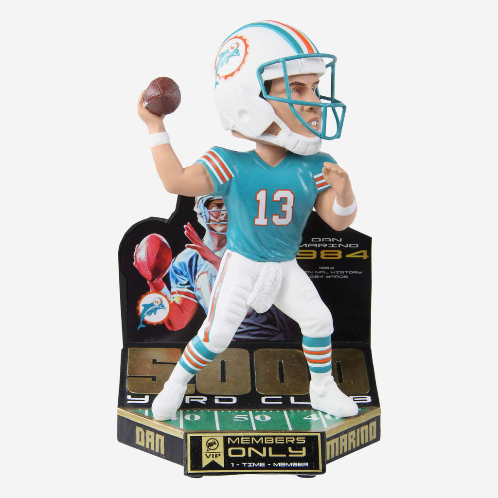 Dan Marino Miami Dolphins 5000 Passing Yard Bobblehead FOCO - FOCO.com