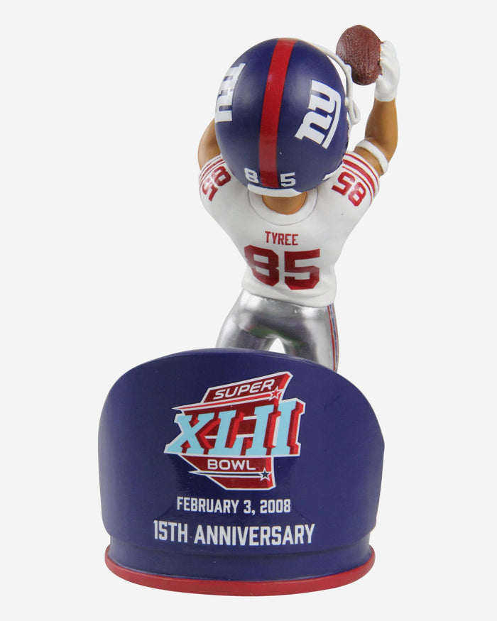 David Tyree New York Giants Super Bowl XLII The Catch 15th Anniversary Bobblehead FOCO - FOCO.com