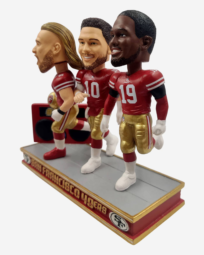 San Francisco 49ers Boombox Entrance Mini Bobblehead Scene FOCO