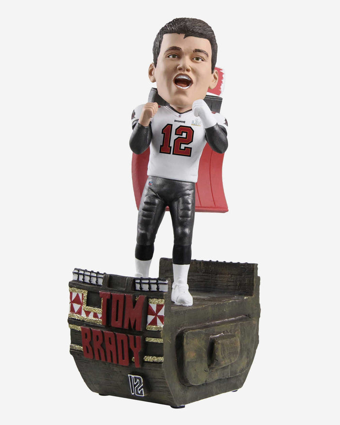 Tom Brady Tampa Bay Buccaneers Super Bowl LV Champions Big 3 Bobblehead FOCO - FOCO.com