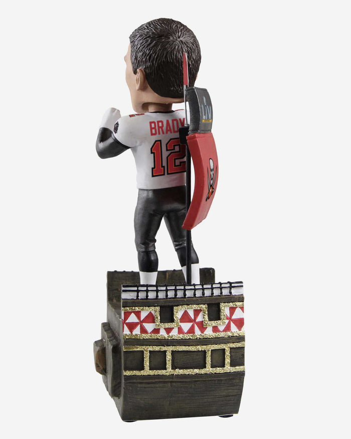 Tom Brady Tampa Bay Buccaneers Super Bowl LV Champions Big 3 Bobblehead FOCO - FOCO.com