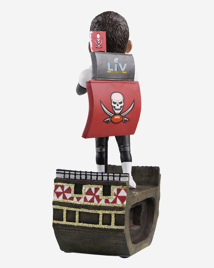 Tom Brady Tampa Bay Buccaneers Super Bowl LV Champions Big 3 Bobblehead FOCO - FOCO.com