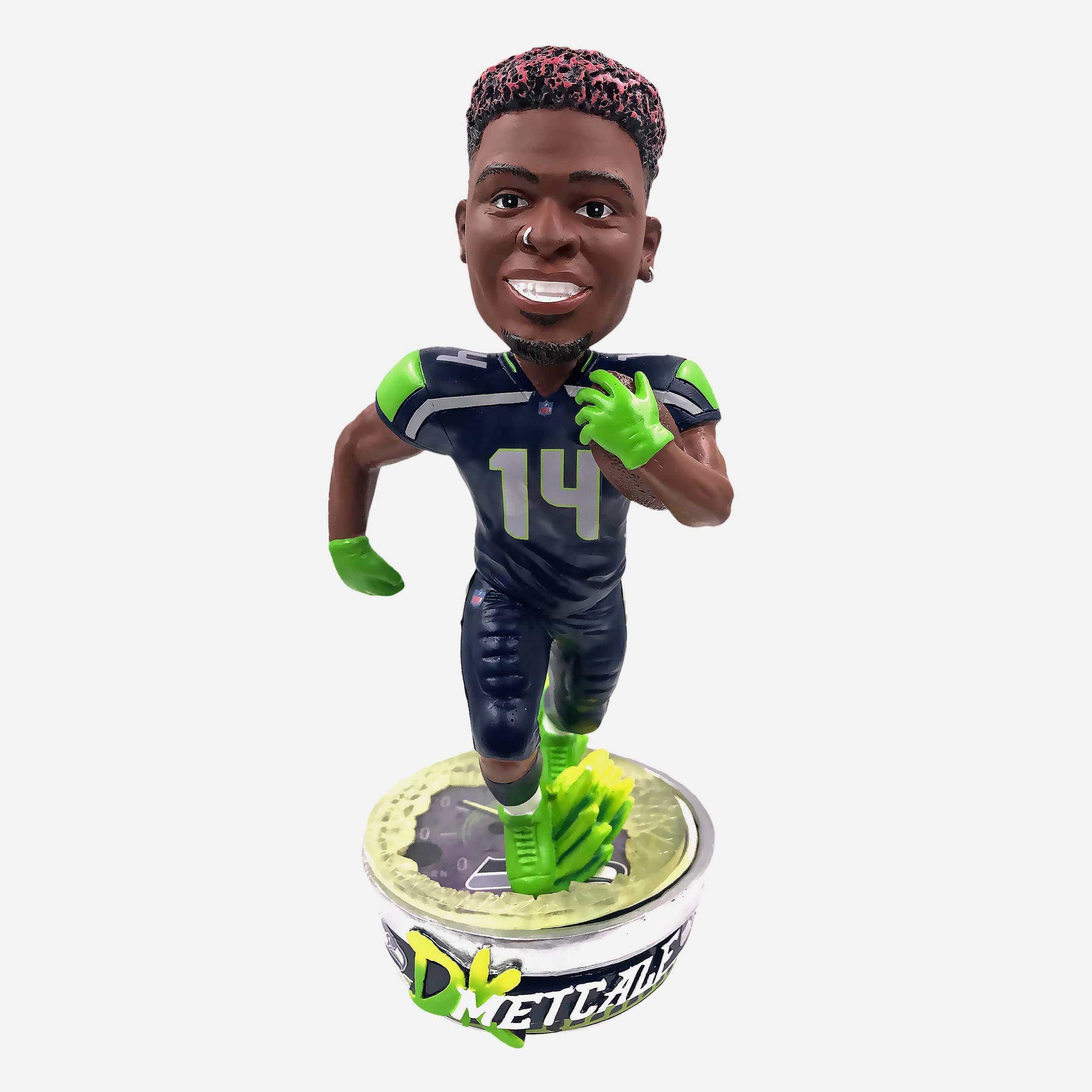 DK Metcalf Seattle Seahawks Speed Chase Bobblehead FOCO