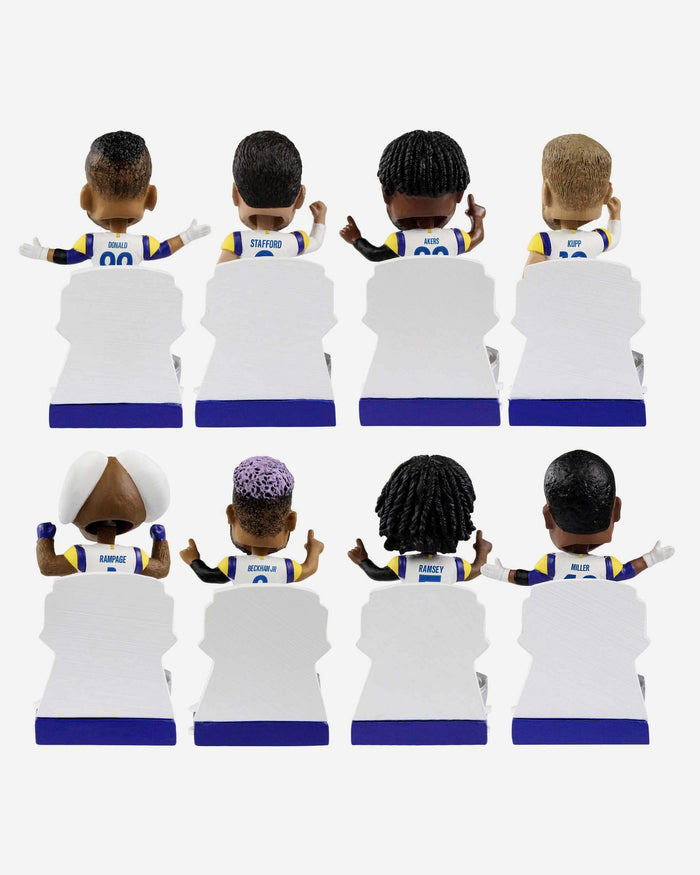 Los Angeles Rams Super Bowl LVI Champions Mini Bobblehead Boxed Set FOCO - FOCO.com