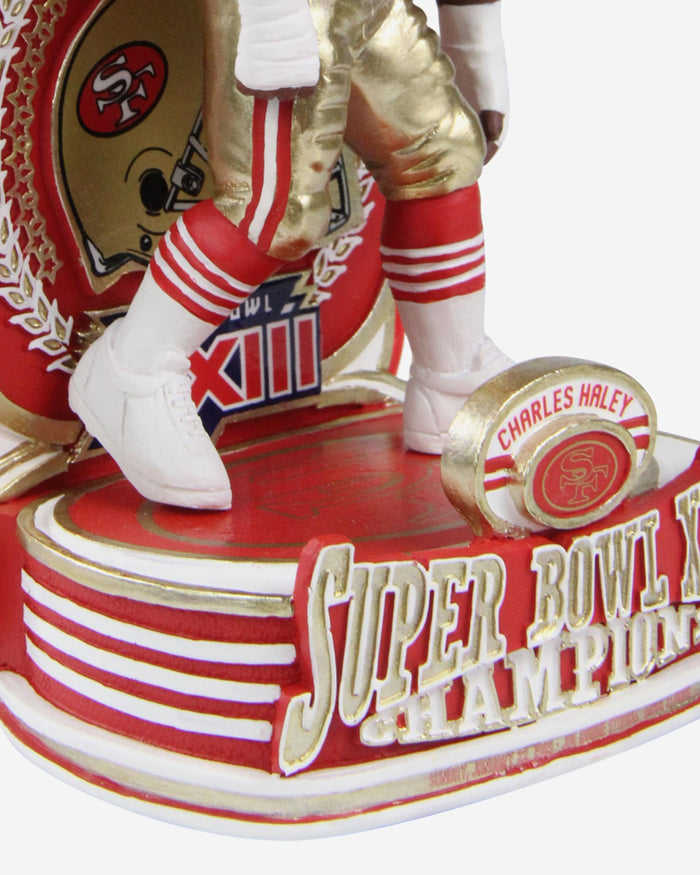 Charles Haley San Francisco 49ers Super Bowl XXIII Champions Commemorative Bobblehead FOCO - FOCO.com