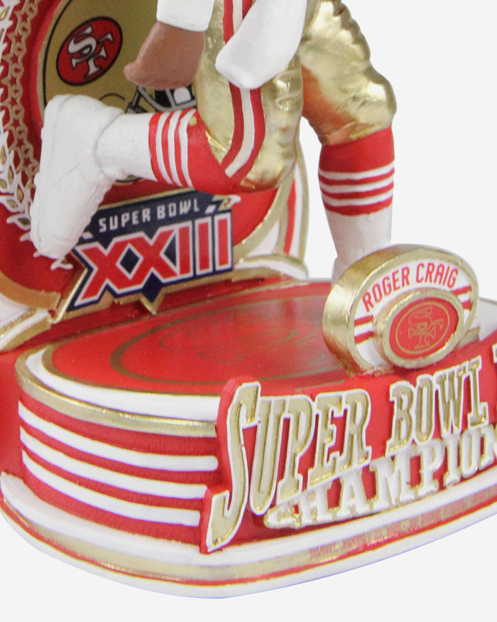 Roger Craig San Francisco 49ers Super Bowl XXIII Champions Commemorative Bobblehead FOCO - FOCO.com