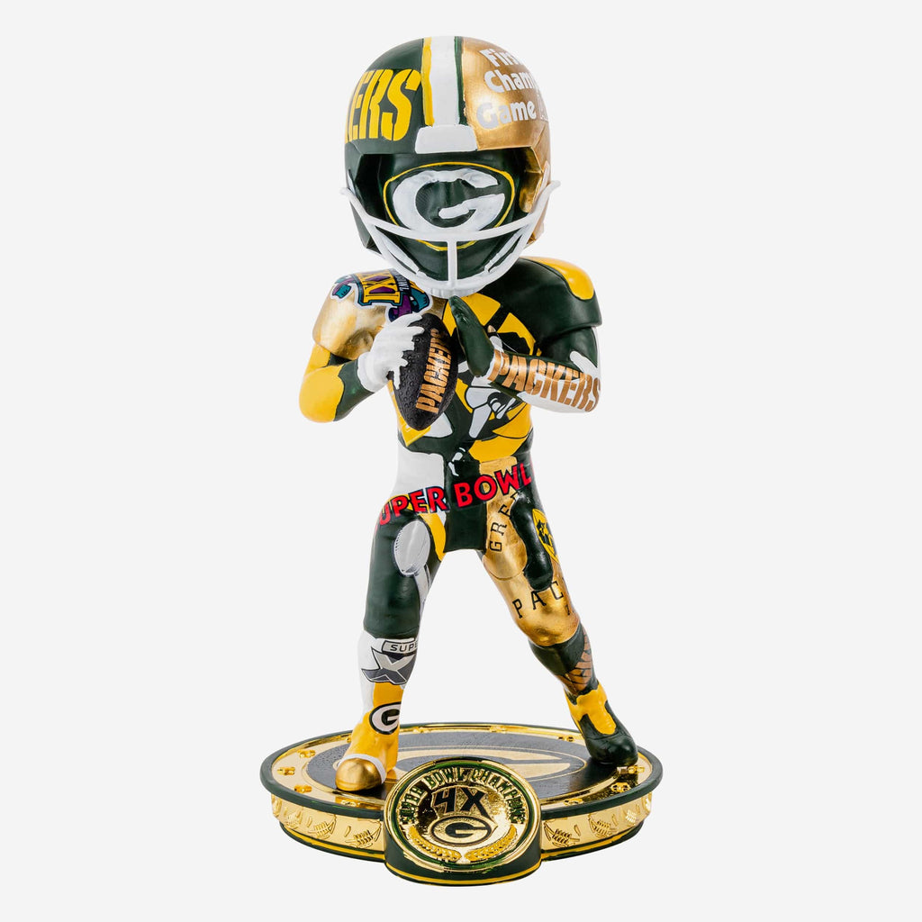Green Bay Packers Commemorative Super Bowl Bobblehead FOCO - FOCO.com
