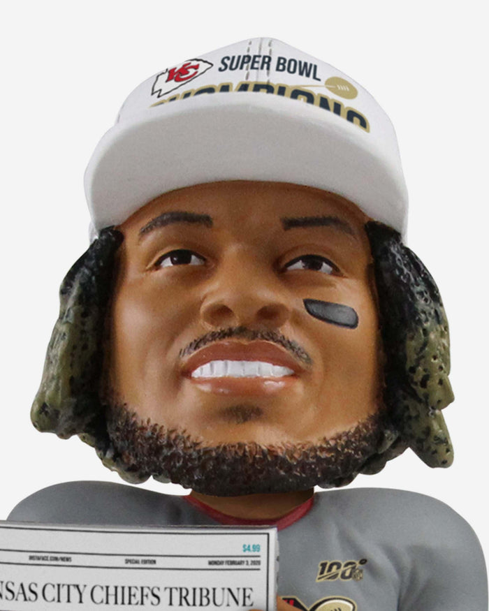 Tyrann Mathieu Kansas City Chiefs Celebration Bobblehead FOCO - FOCO.com