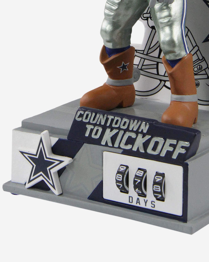 Rowdy Dallas Cowboys Countdown To Kickoff Mascot Bobblehead FOCO - FOCO.com