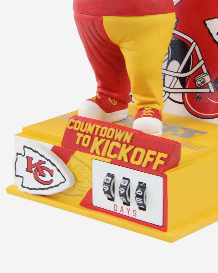 KC Wolf Kansas City Chiefs Countdown To Kickoff Mascot Bobblehead FOCO - FOCO.com
