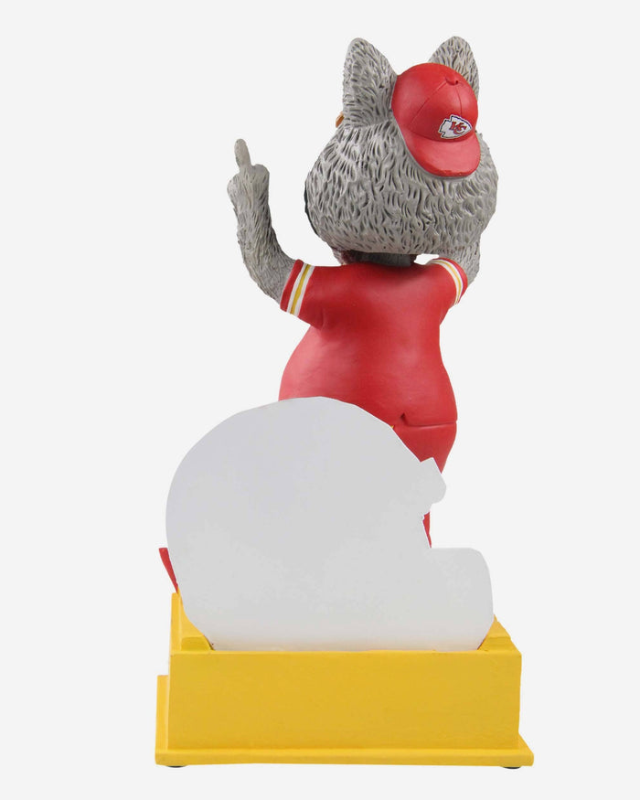KC Wolf Kansas City Chiefs Countdown To Kickoff Mascot Bobblehead FOCO - FOCO.com