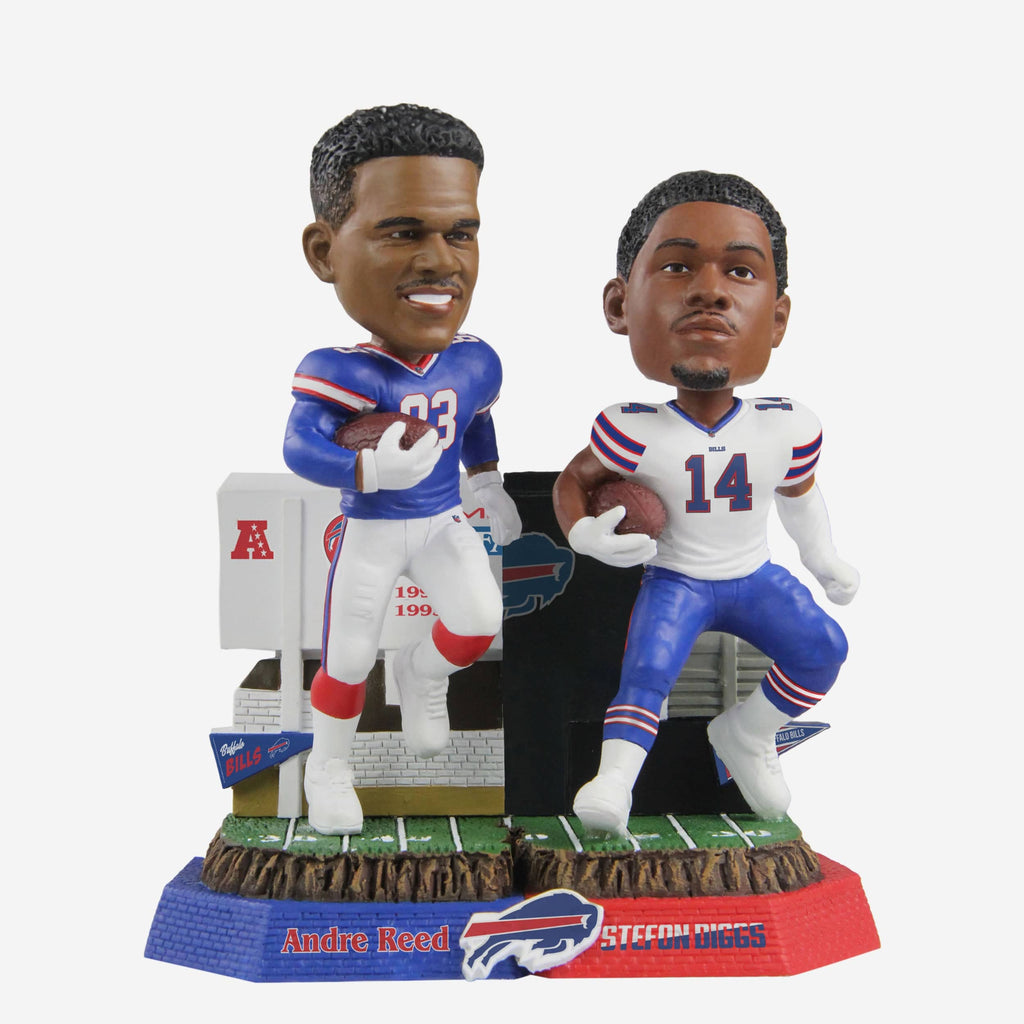 Andre Reed & Stefon Diggs Buffalo Bills Then And Now Bobblehead FOCO - FOCO.com