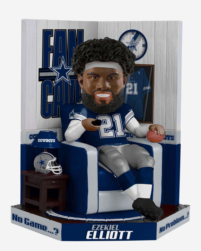 Ezekiel Elliott Dallas Cowboys Fancave Bobblehead FOCO - FOCO.com