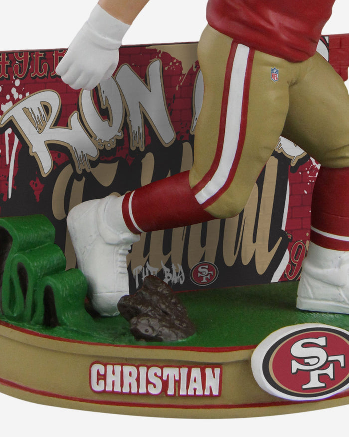 Christian McCaffrey San Francisco 49ers Faithful To The Bay Bobblehead FOCO - FOCO.com