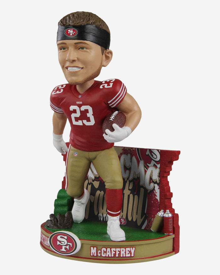 Christian McCaffrey San Francisco 49ers Faithful To The Bay Bobblehead FOCO - FOCO.com